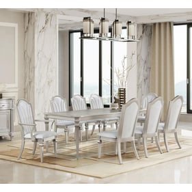 Coaster Furniture Evangeline Silver Oak 9pc Dining Room set