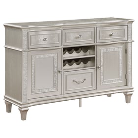 Coaster Furniture Evangeline Silver Oak 4 Drawers Sideboard Server