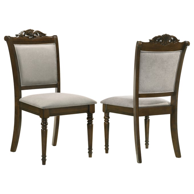 2 Coaster Furniture Willowbrook Brown Side Chairs CST-108112