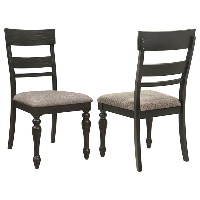 2 Coaster Furniture Bridget Black Side Chairs CST-108222