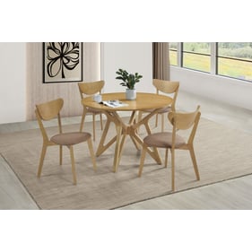 Coaster Furniture Elowen Brown 5pc Dining Room Set