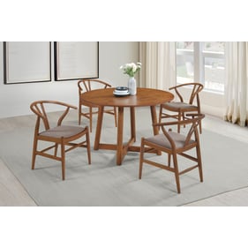 Coaster Furniture Dinah Brown 5pc Dining Room Set  