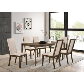 Coaster Furniture Wethersfield Medium Walnut 7pc Dining Room Set