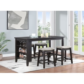 Coaster Furniture Elliston Grey 5pc Counter Height Set