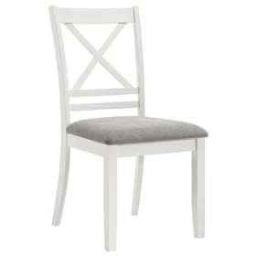 2 Coaster Furniture Hollis White Dining Side Chair