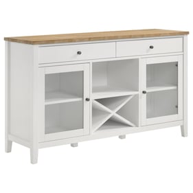 Coaster Furniture Hollis Brown White 2 Door Dining Sideboard