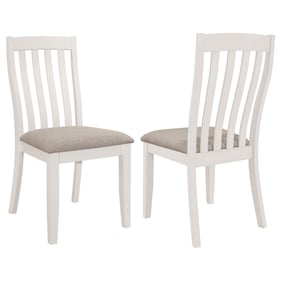 2 Coaster Furniture Anwar Off White Dining Side Chairs