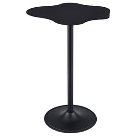 Coaster Furniture Keanu Black Cloud Shaped Top Bar Table