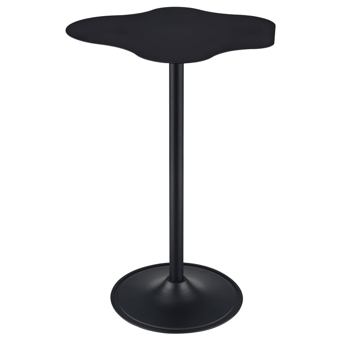 Coaster Furniture Keanu Black Cloud Shaped Top Bar Table CST-182230