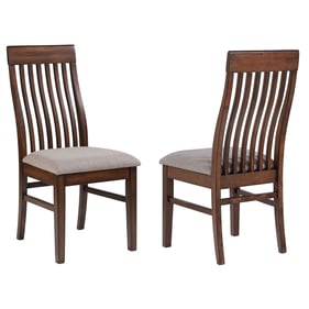 2 Coaster Furniture Briarwood Brown Side Chairs