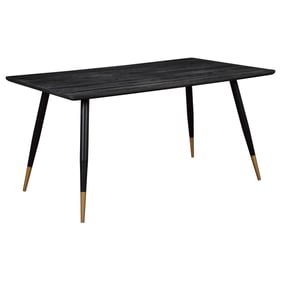 Coaster Furniture Zetta Black Gold Rectangular Dining Table