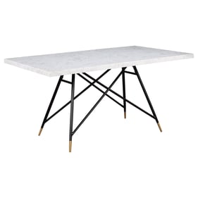 Coaster Furniture Gabrielle White Black Dining Table