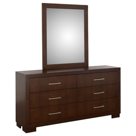 Coaster Furniture Jessica Cappuccino Dresser and Mirror