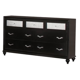 Coaster Furniture Barzini Black Dresser And Mirror