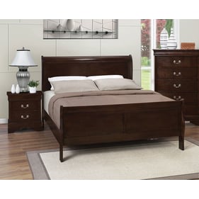 Coaster Furniture Louis Philippe Cappuccino 4pc Bedroom With Full Bed