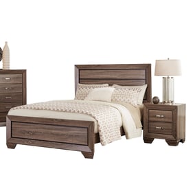 Coaster Furniture Kauffman Taupe 4pc Bedroom Set With King Bed