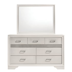 Coaster Furniture Miranda White Dressers and Mirrors