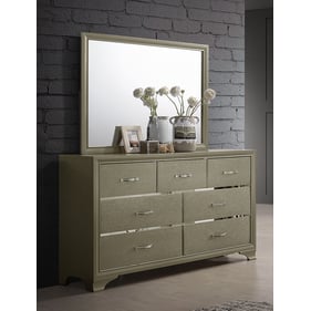 Coaster Furniture Beaumont Champagne Dresser And Mirror