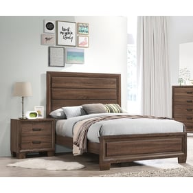 Coaster Furniture Brandon Medium Warm Brown 4pc Full Bedroom Set