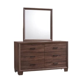 Coaster Furniture Brandon Medium Warm Brown Dresser And Mirror