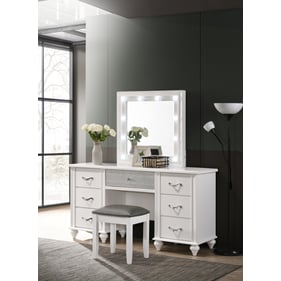 Coaster Furniture Barzini White Vanity Set