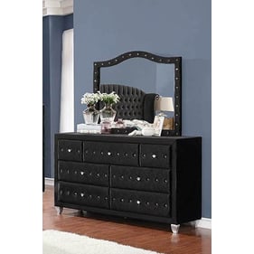 Coaster Furniture Deanna Black Dresser and Mirror