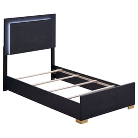 Coaster Furniture Marceline Black Twin Bed with Led Headboard