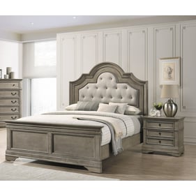 Coaster Furniture Manchester Beige Wheat 2pc King Bedroom Set