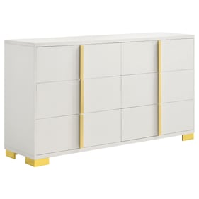 Coaster Furniture Marceline White 6 Drawers Dresser