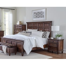 Coaster Furniture Avenue Weathered Burnished Brown 2pc King Bedroom Set