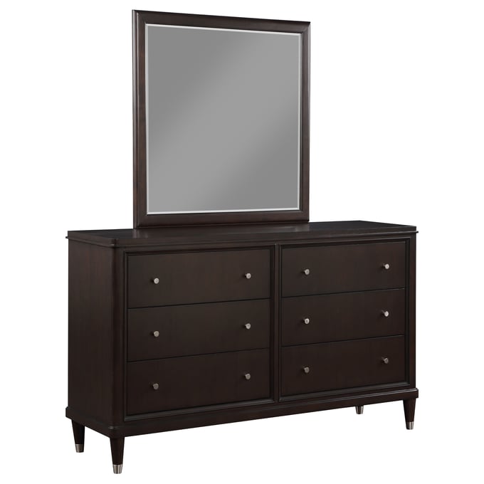 Coaster Furniture Emberlyn Brown Dresser And Mirror CST-223063M