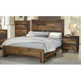 Coaster Furniture Sidney Rustic Pine 2pc Twin Bedroom Set