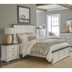 Coaster Furniture Hillcrest Dark Rum White 2pc Queen Bedroom Set