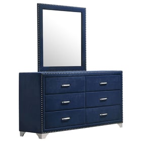 Coaster Furniture Melody Pacific Blue Dresser And Mirror