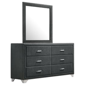 Coaster Furniture Melody Grey Dresser And Mirror