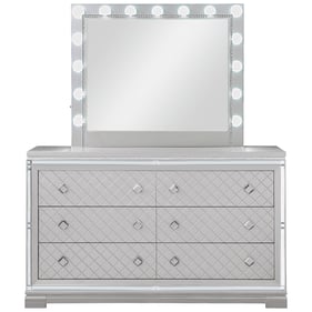 Coaster Furniture Eleanor Metallic Mercury Dresser And Mirror