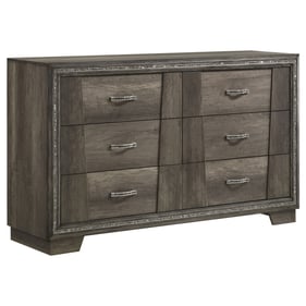 Coaster Furniture Janine Grey 6 Drawers Dresser