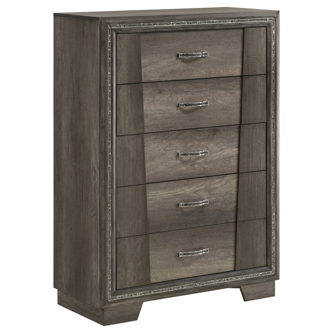 Coaster Furniture Janine Grey 5 Drawers Chest CST-223555