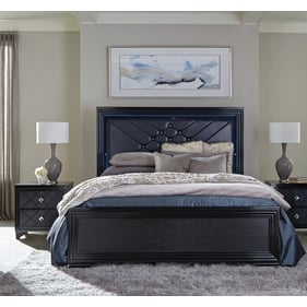 Coaster Furniture Penelope Midnight Star Black 2pc Queen Bedroom Set