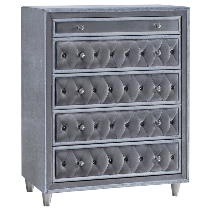 Coaster Furniture Antonella Grey 5 Drawers Chest CST-223585