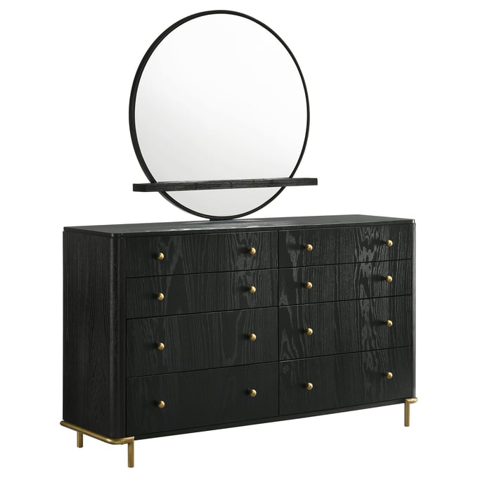 Coaster Furniture Arini Black Dresser and Mirror CST-224333M