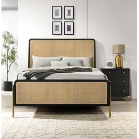 Coaster Furniture Arini Black Natural 2pc Bedroom Set with Queen Bed