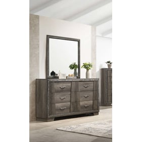 Coaster Furniture Janine Grey Dresser and Mirror