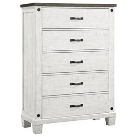 Coaster Furniture Lilith Grey White 5 Drawers Chest