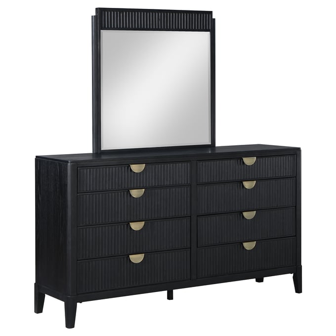 Coaster Furniture Brookmead Black Dresser And Mirror CST-224713M