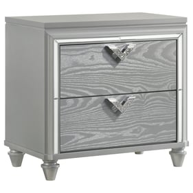 Coaster Furniture Veronica Silver Nightstand