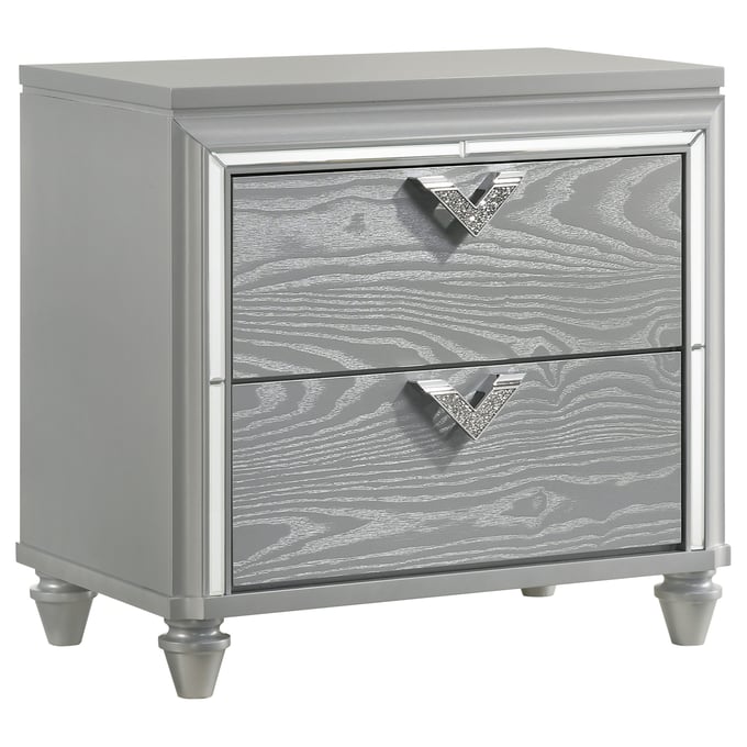 Coaster Furniture Veronica Silver Nightstand CST-224722