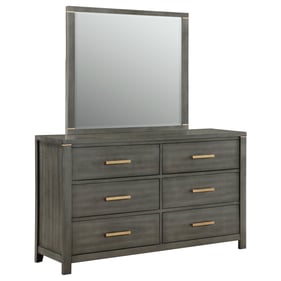 Coaster Furniture Kieran Grey Dresser And Mirror