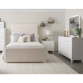 Coaster Furniture Anastasia White 4pc Bedroom Set with King Bed