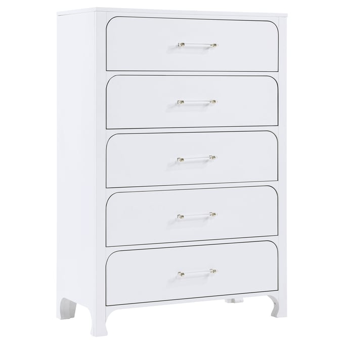 Coaster Furniture Anastasia White Chest CST-224755